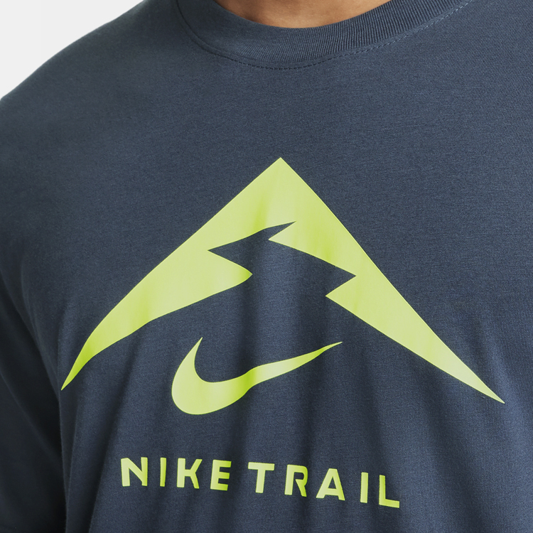 Tricou bărbătesc Nike M NK DF TEE TRAIL LOGO M Albastru photo 3
