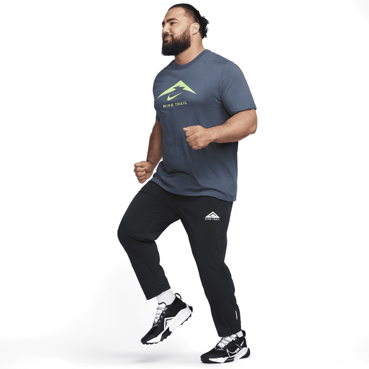 Tricou bărbătesc Nike M NK DF TEE TRAIL LOGO M Albastru photo 5