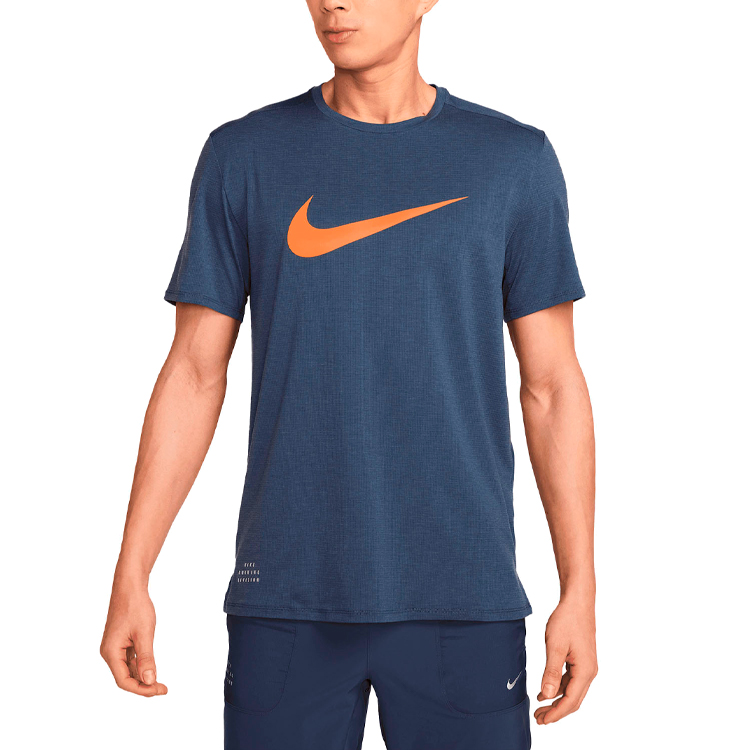 Tricou bărbătesc Nike M NK DF STMT RUN DIV SS TOP M Albastru photo 1