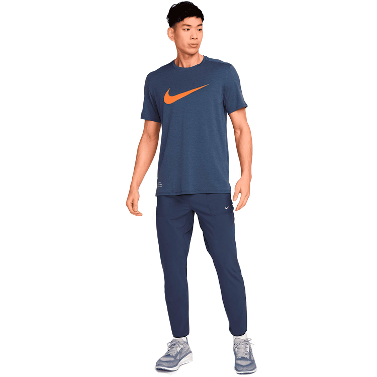 Tricou bărbătesc Nike M NK DF STMT RUN DIV SS TOP M Albastru photo 2