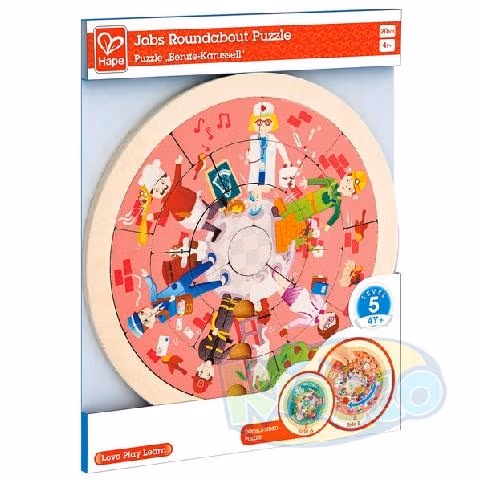 Hape E1624A Jobs Roundabout Puzzle 