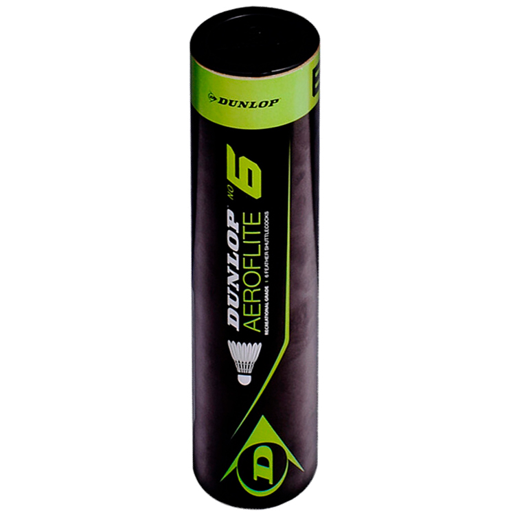Set fluturas p/u badminton 6 buc Dunlop AEROFLITE NO.6 photo Set fluturas p/u badminton 6 buc Dunlop AEROFLITE NO.6 photo