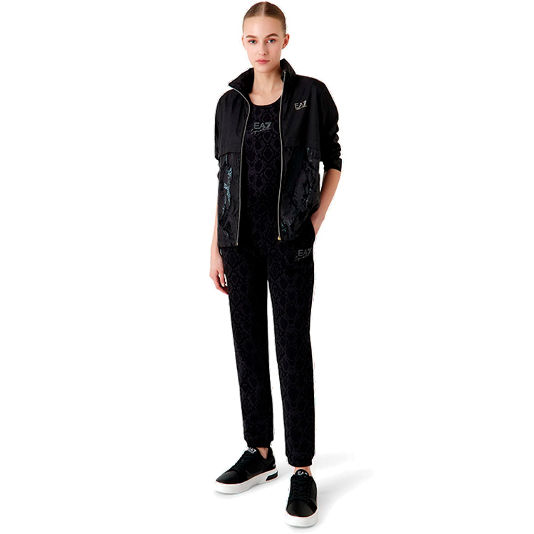 Pantaloni EA7 EMPORIO ARMANI TROUSER XL Negru Femei photo 4