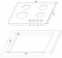 Встраиваемая  газовая панель Hansa BHKW61138 thumbnav 3