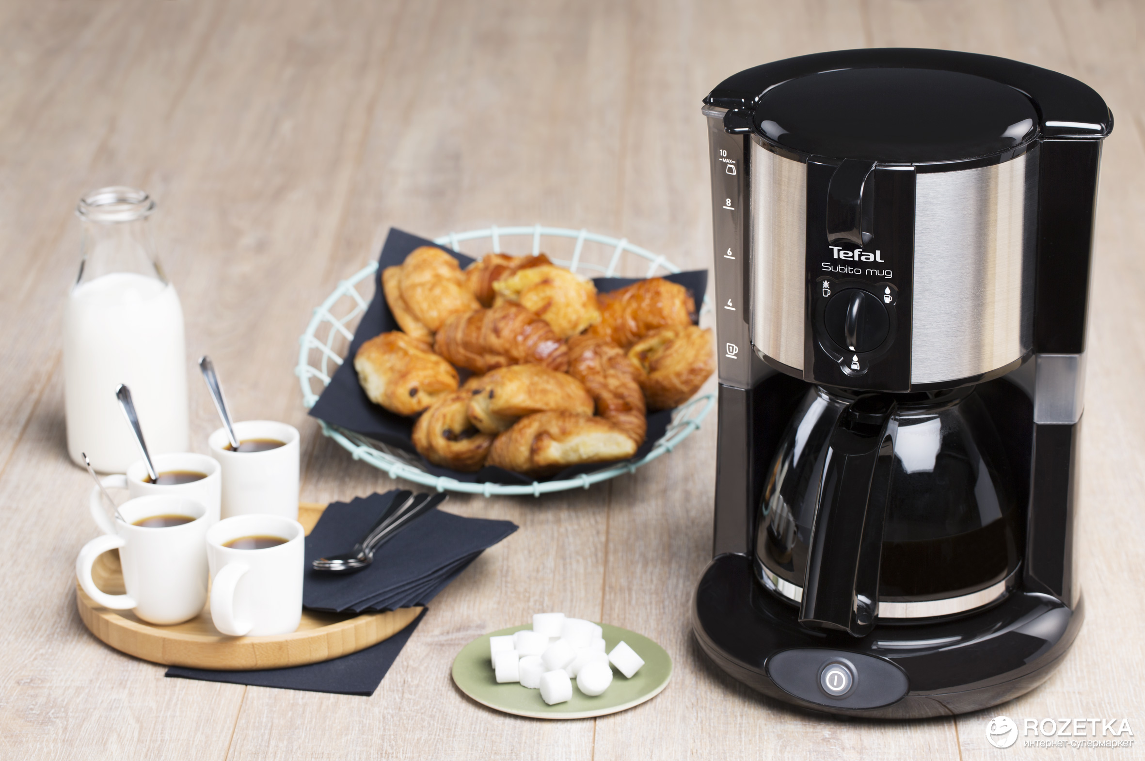 Кофеварка Tefal CM290838 / 1.25 л  / Капельная / Молотый photo 6