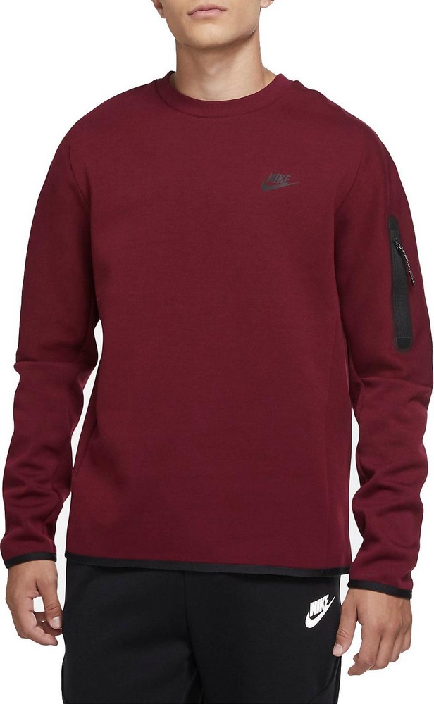 Hanorac pt bărbați Nike M NSW TCH FLC CRW XL Bordo photo 2