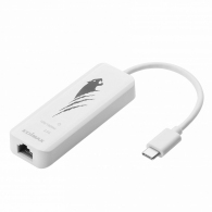 EDIMAX EU-4307, USB-C to 2.5 Gigabit Ethernet, USB-C to RJ-45 LAN connector, Super Speed Data Transfer: up to 100Mbps / 1Gbps / 2.5Gbps thumbnav 1