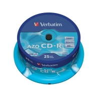 Verbatim DataLifePlus CD-R AZO 700MB 52X CRYSTAL SURFACE - Spindle 25pcs. thumbnav 1