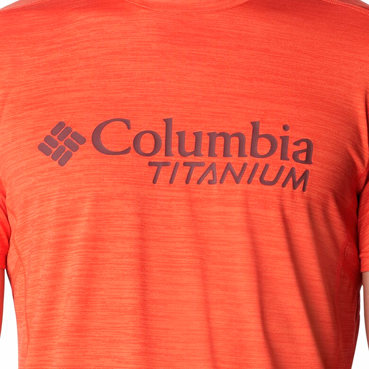 Tricou bărbătesc Columbia M Titan Pass Graphic Tee S Oranj photo 4
