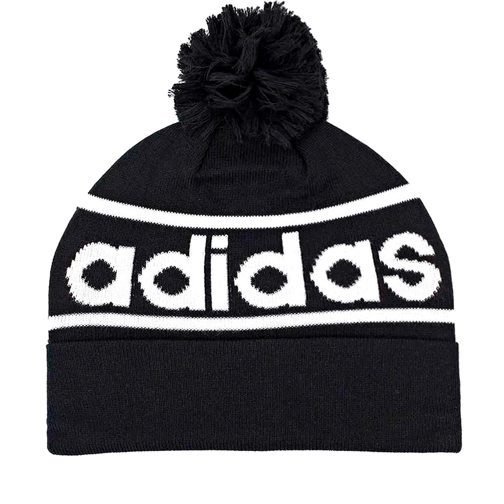 Caciula Adidas Logo Pom Woolie OSFY Negru-gri-alb photo 1 Caciula Adidas Logo Pom Woolie OSFY Negru-gri-alb photo 1