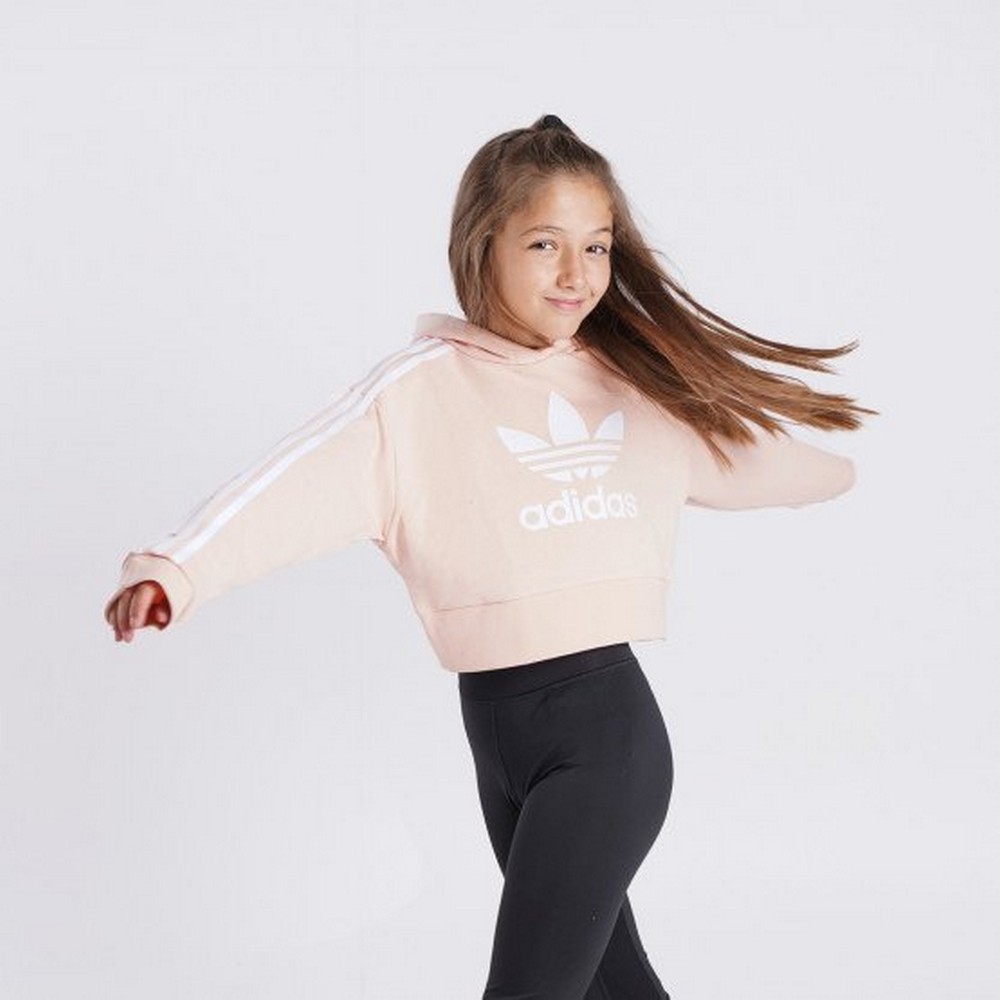 Hanorac Adidas Cropped Hoodie / Femei / 152 / Roz photo 2