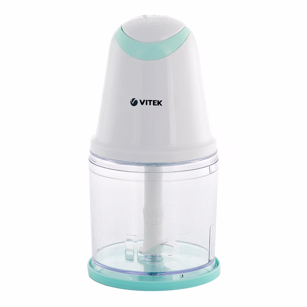 Измельчитель Vitek VT-1639, 500 мл, 400 Вт, 2 скоростей, Белый 