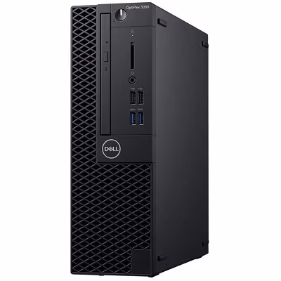 DELL OptiPlex 3060 SFF lnteI® Core® i3-8100 (Quad Core, 3.60GHz, 6MB), 8GB DDR4 RAM,1TB HDD, DVD-RW, lnteI® UHD630 Graphics, TPM, 200W PSU, USB mouse, USB KB216-B, Ubuntu, Black 