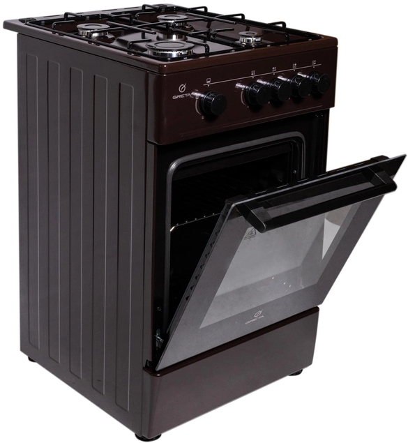 Газовая плита Greta KGG 50 MN 13 B / 4 конфорок / 50 см / Коричневый photo 5