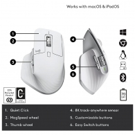 Mouse fara fir Logitech MX Master 3S (910-006560) thumbnav 9