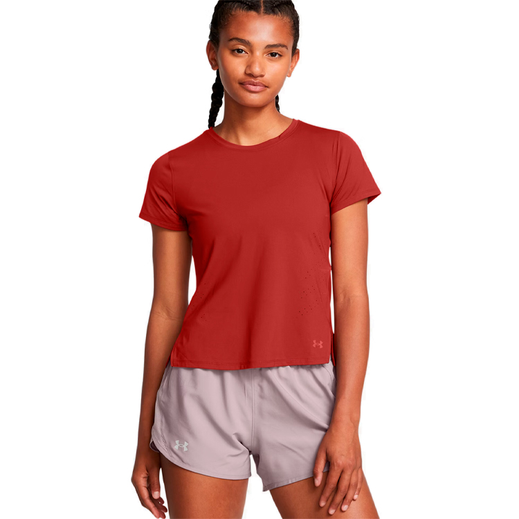 Tricou Under Armour UA Launch Elite Shortsleeve / Femei / L / Rosu photo 3