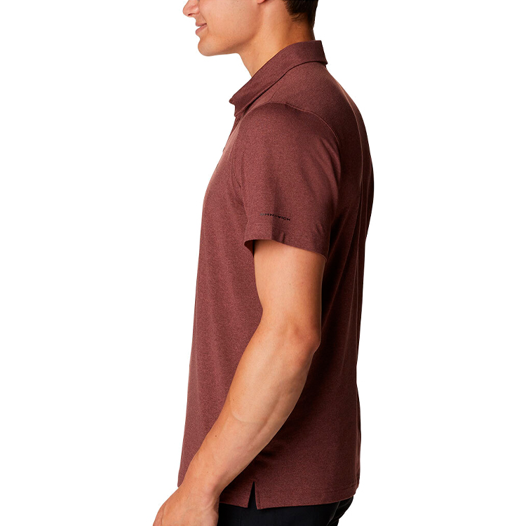  Polo pt bărbați Columbia Tech Trail Polo S Bordo  photo 4