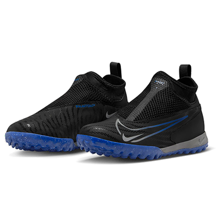 Бутсы Nike JR PHANTOM GX ACADEMY DF TF / Мужской / 34 / Черный/Синий photo 2