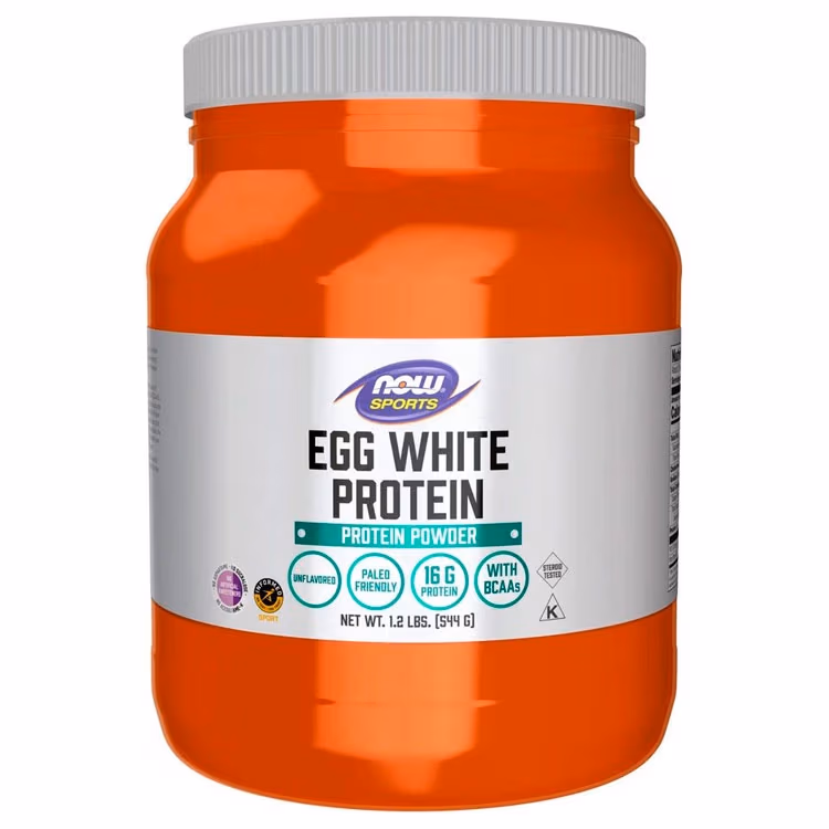 Proteina din ou Now Sports EGG WHITE POWDER  1.2 LBS 