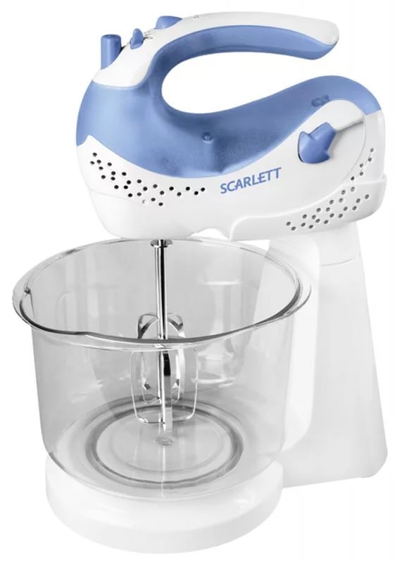 Mixer Stationar Scarlett SC-1040 / 5 viteze / Alb photo 1