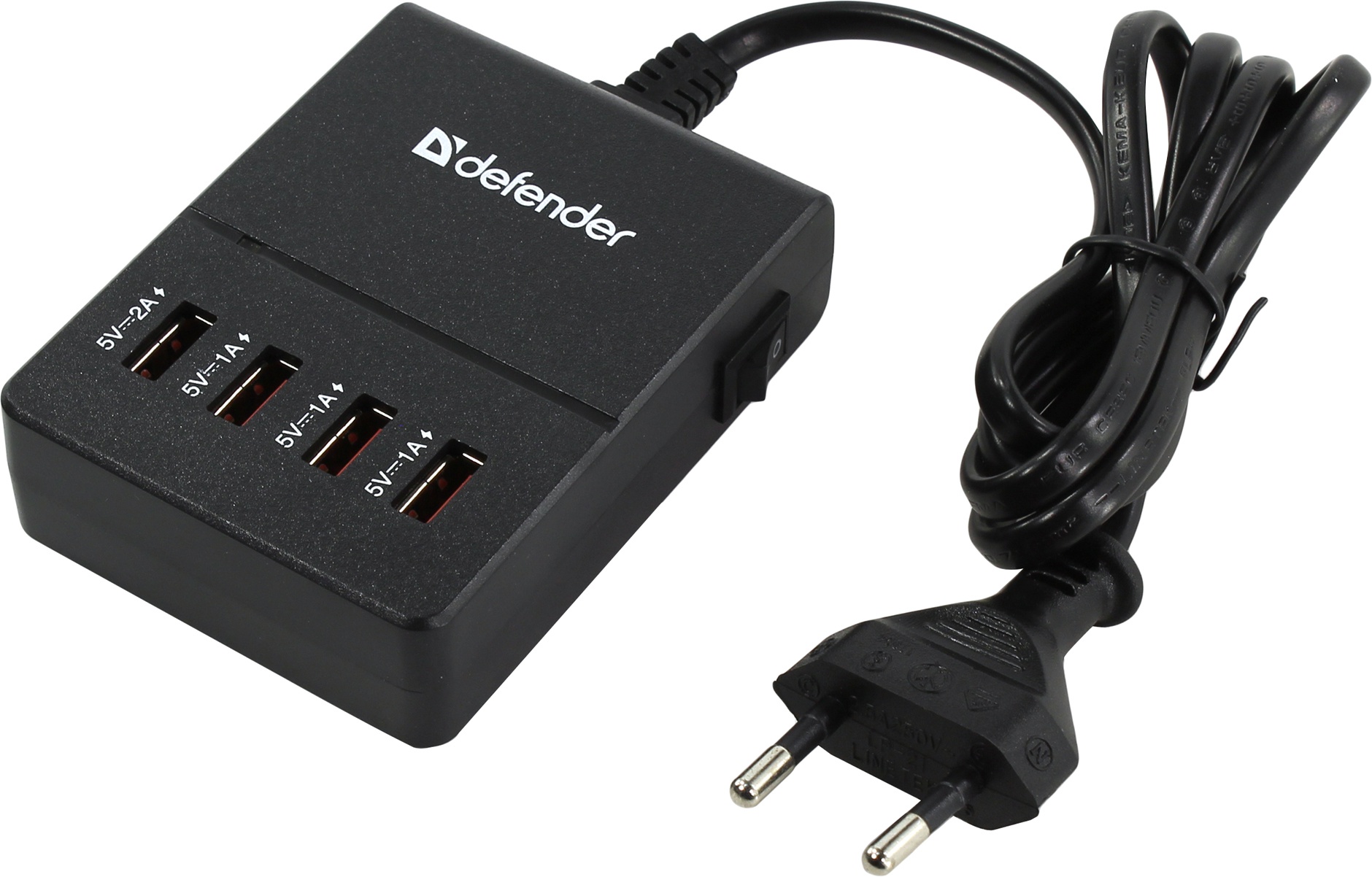 Incarcator pentru telefon mobil Defender UPA-40 4xUSB, 5V/5A photo 1