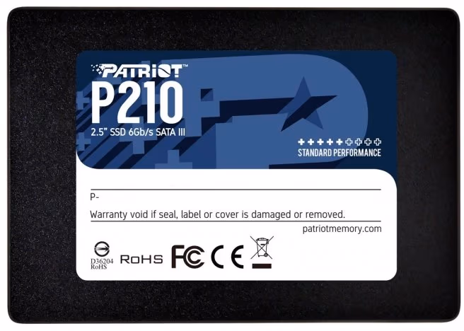 2,5” SSD Patriot P210 128GB