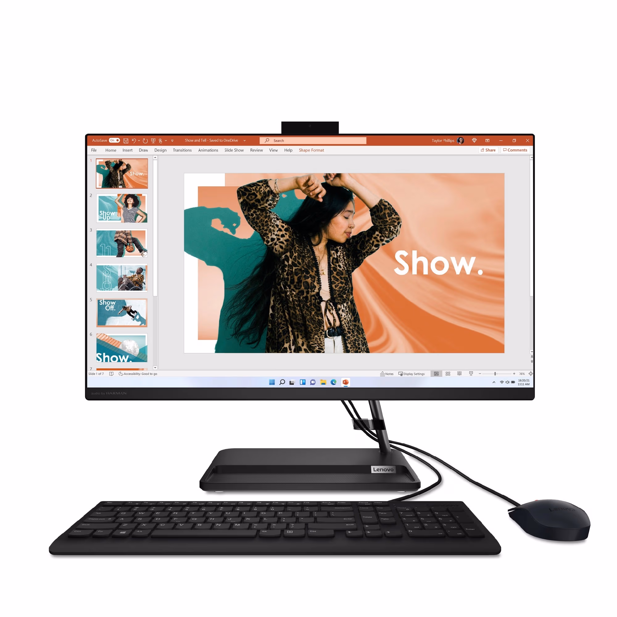Моноблок 27” Lenovo IdeaCentre 3 27IAP7 /Intel Core i5-13420H / 16GB / 512GB SSD / Black