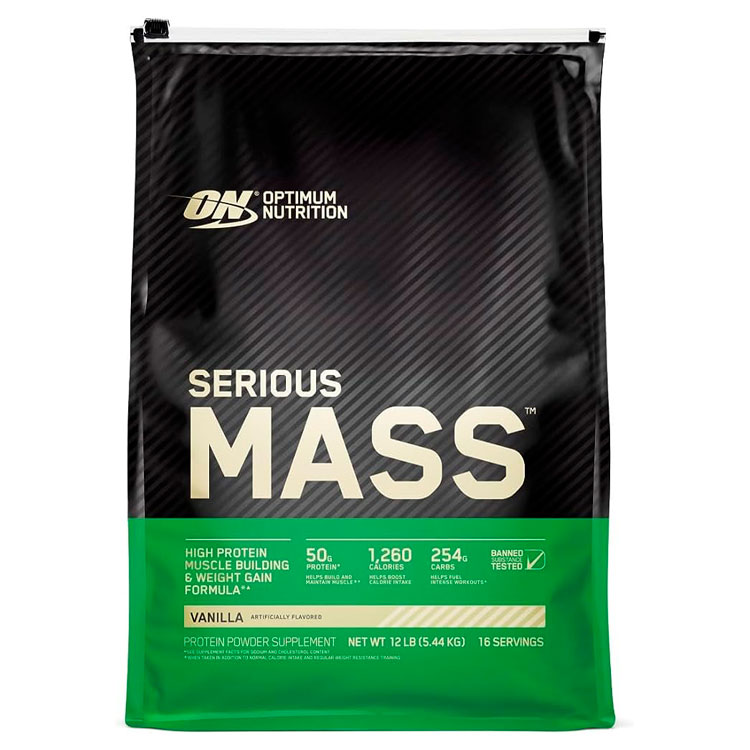 Гейнер Optimum Nutrition ON SERIOUS MASS VANILLA 12LB photo 1 Гейнер Optimum Nutrition ON SERIOUS MASS VANILLA 12LB photo 1