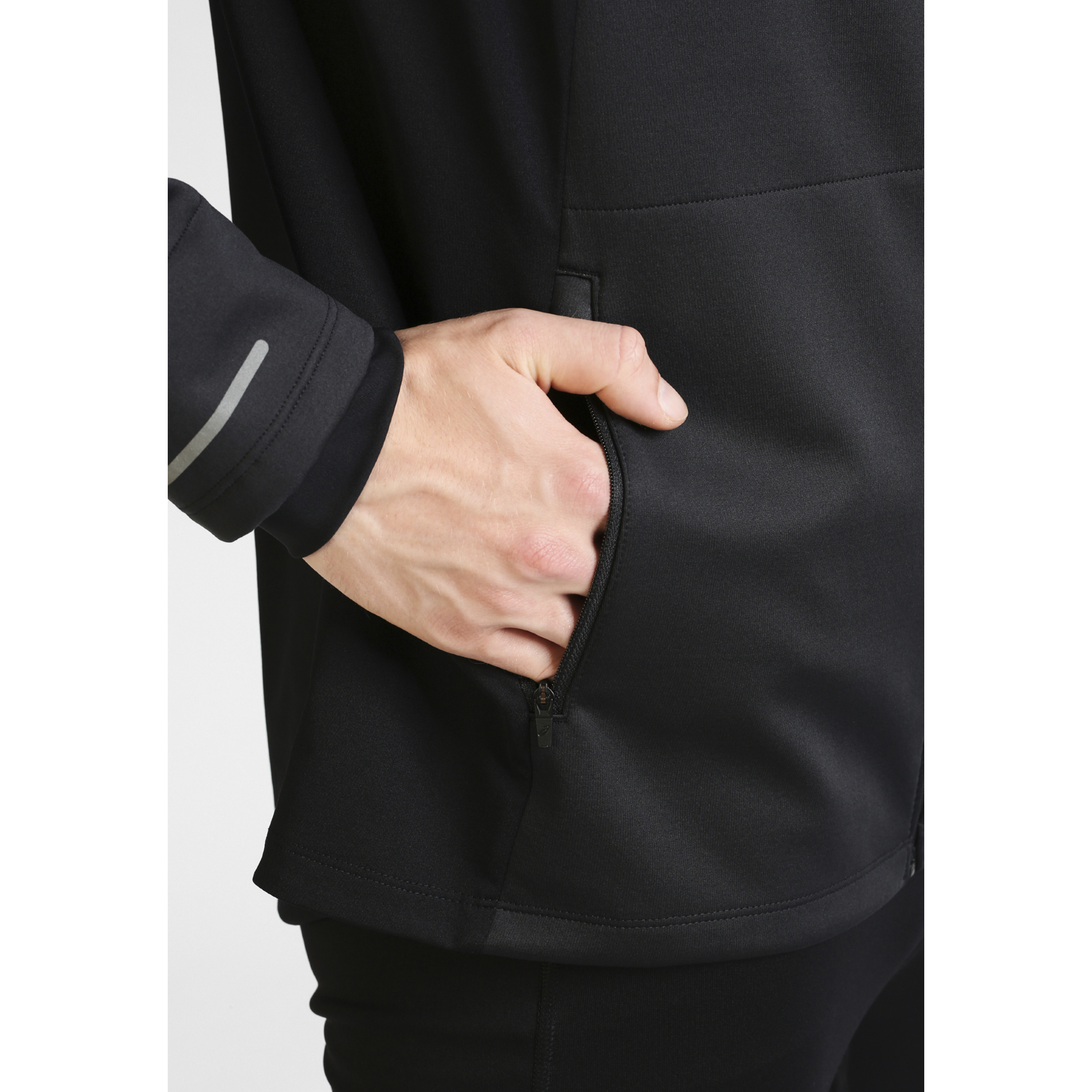 Hanorac pt bărbați Asics LITE-SHOW WINTER JACKET S Negru photo 4