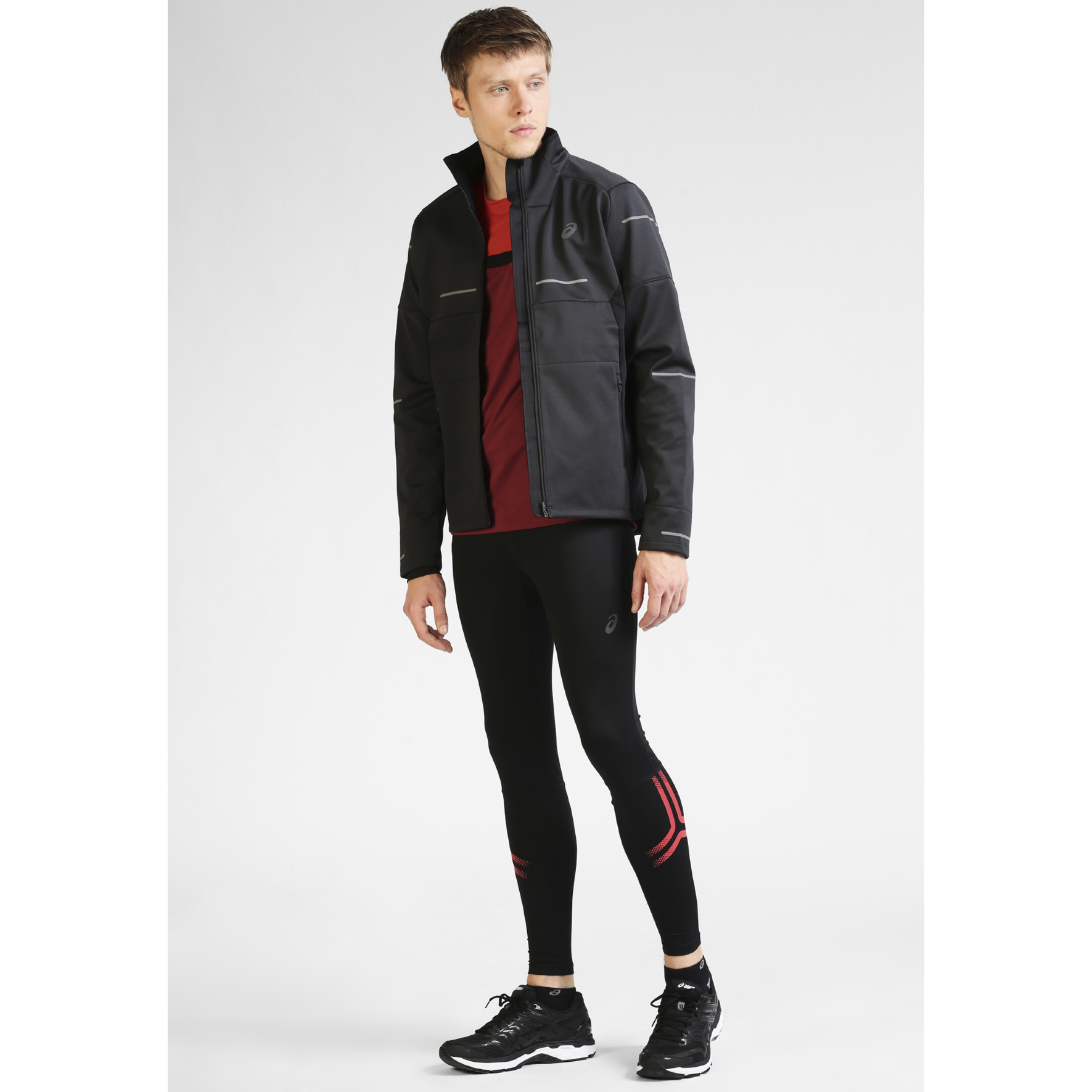 Hanorac pt bărbați Asics LITE-SHOW WINTER JACKET S Negru photo 7