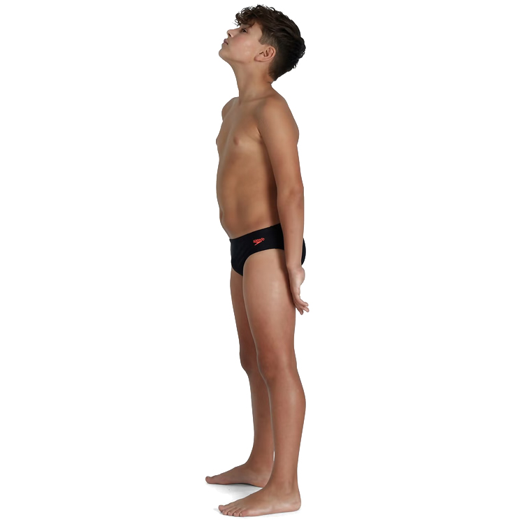 Плавки Speedo LOGO 6/5CM BRF JM / Мужской / Marimea 15-16 / Черный/Красный photo 3