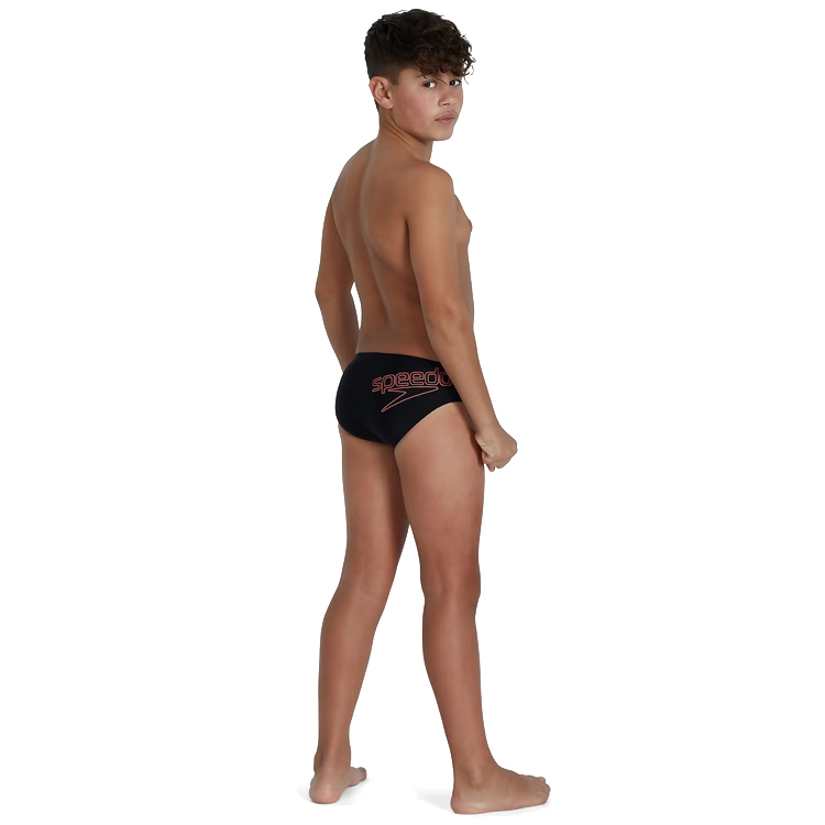 Плавки Speedo LOGO 6/5CM BRF JM / Мужской / Marimea 15-16 / Черный/Красный photo 4