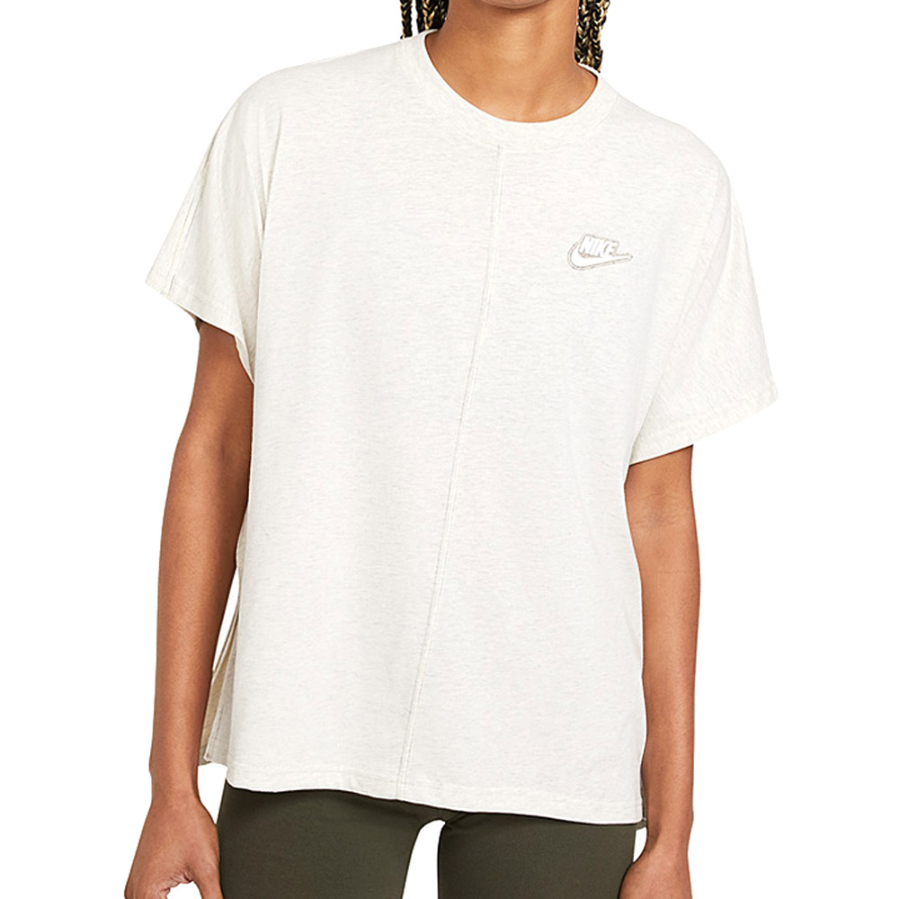 Tricou Nike W NSW SS TOP EARTH DAY L Bej Femei photo 1