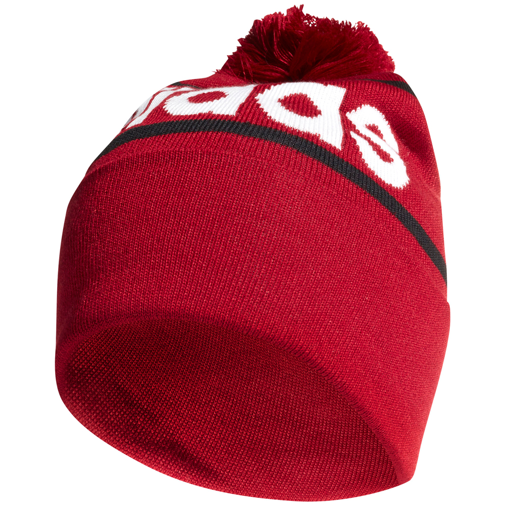 Caciula Adidas Logo Pom Woolie OSFY Bordo-negru-alb photo 1 Caciula Adidas Logo Pom Woolie OSFY Bordo-negru-alb photo 1