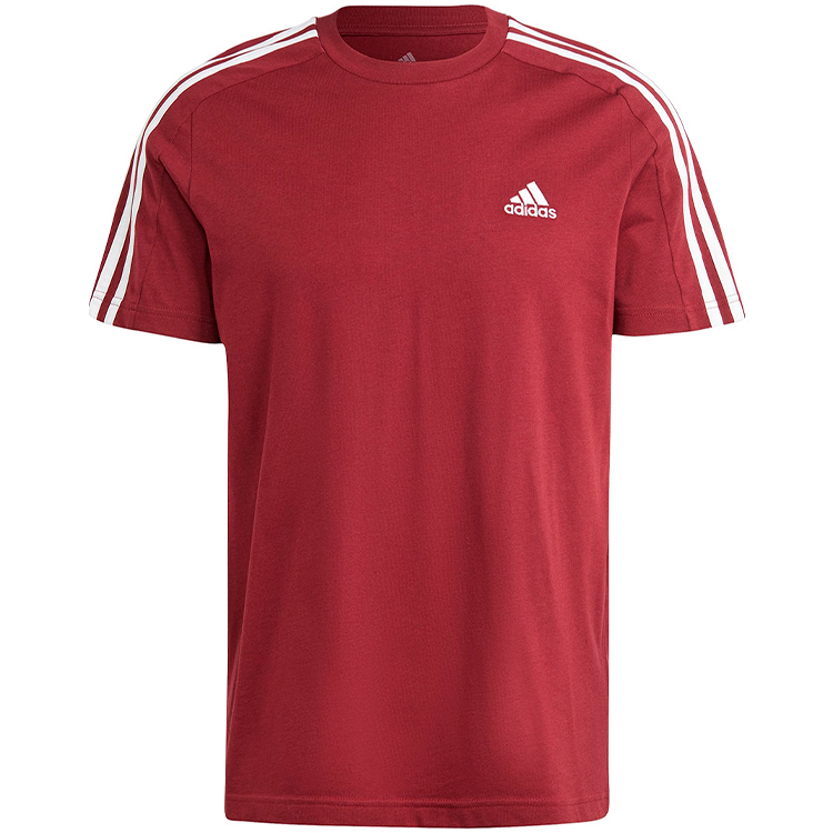 Футболка мужская Adidas M 3S SJ T 2XL Бордовый photo 1 Футболка мужская Adidas M 3S SJ T 2XL Бордовый photo 1
