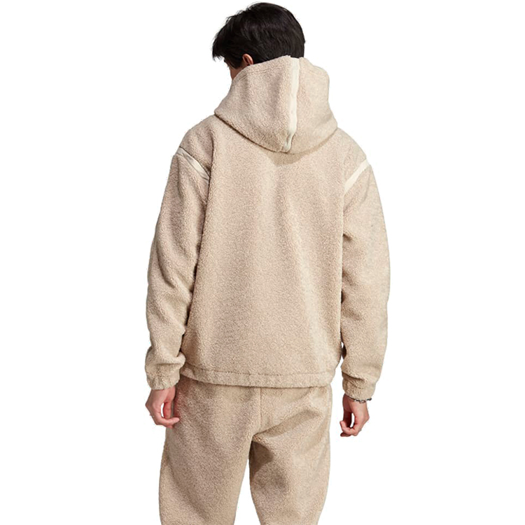 Hanorac pt bărbați Adidas P ESS FLEECEJKT XS Bej photo 4