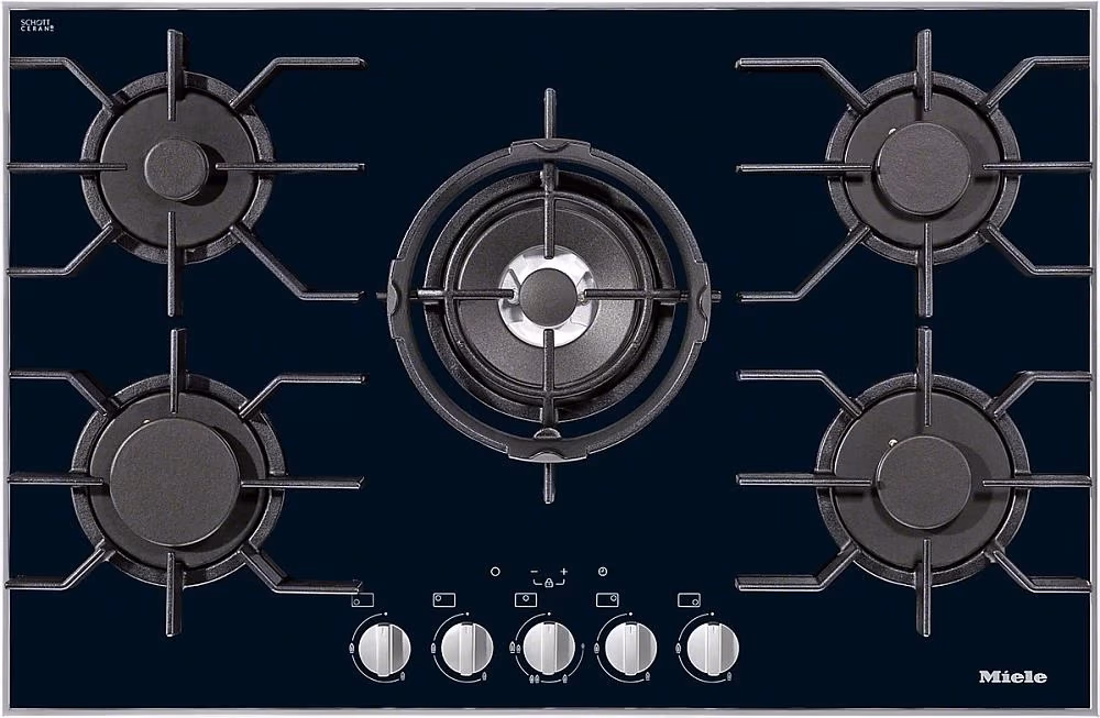Встраиваемая  газовая панель Miele KM3034 black