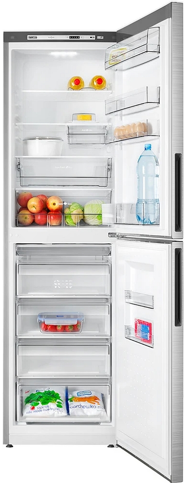 Frigider cu doua usi Atlant XM4625141 / 364 l / 206 cm / G / Gri photo 2