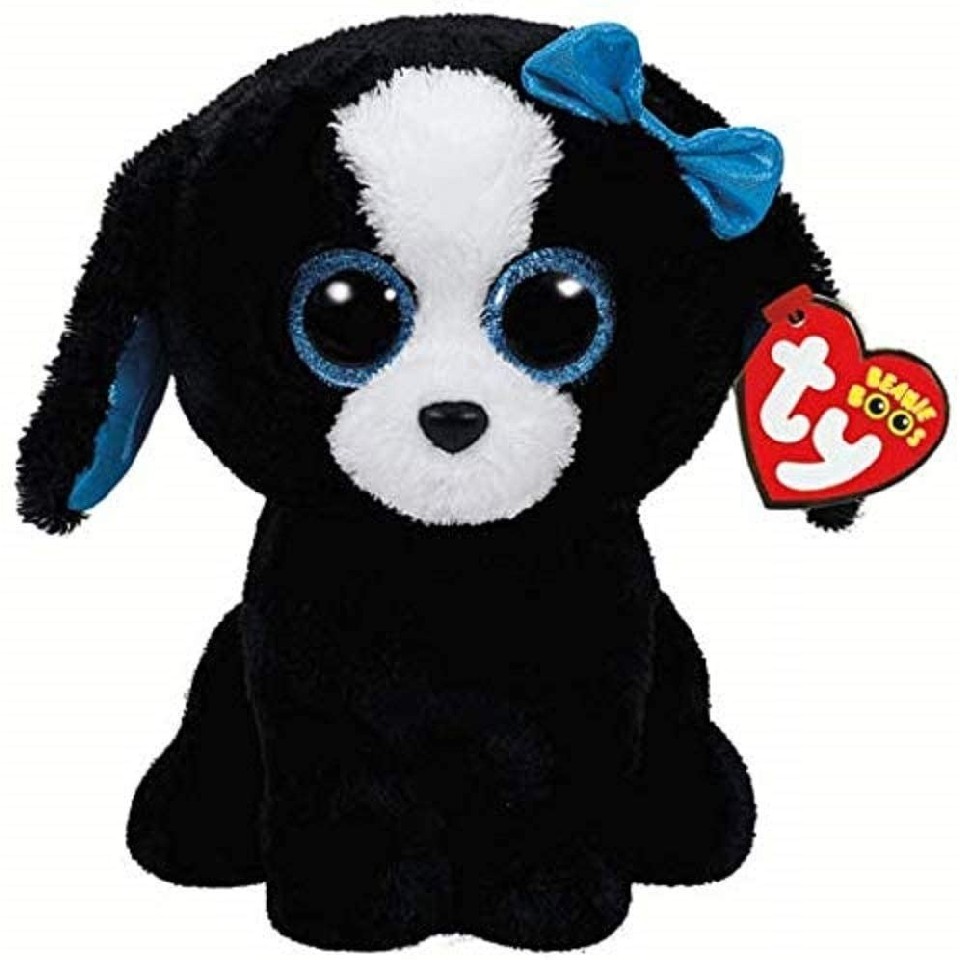 TY TY37076 Bb Tracey - Black/White Dog 24cm photo 1