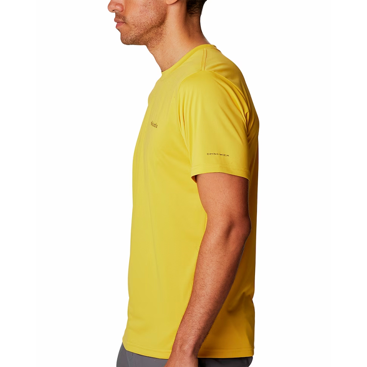 Tricou bărbătesc Columbia Hike Crew S Galben photo 2