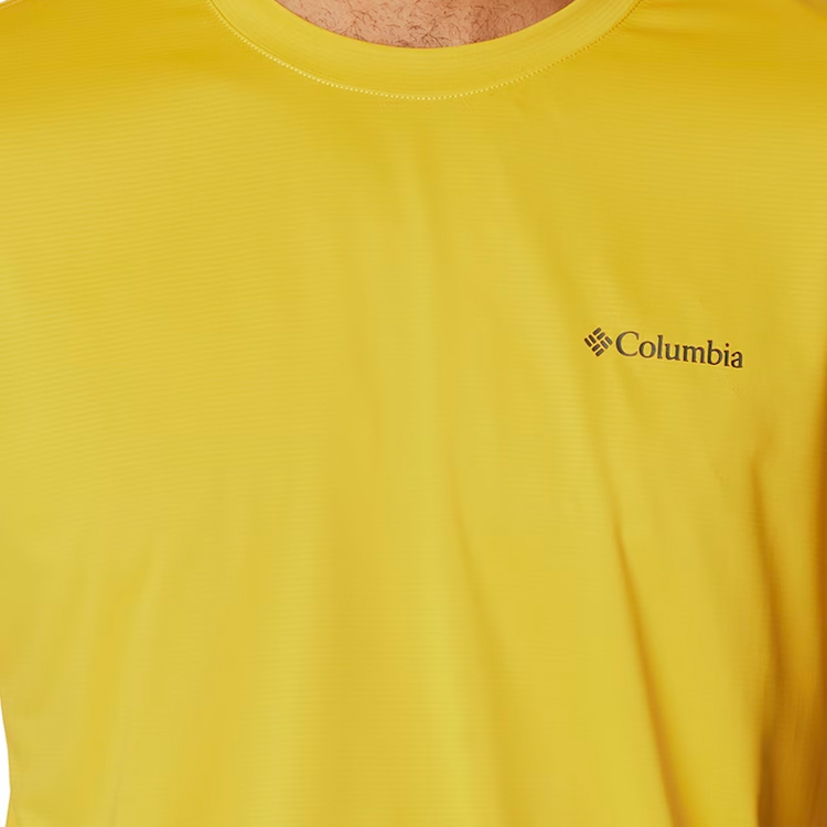 Tricou bărbătesc Columbia Hike Crew S Galben photo 4