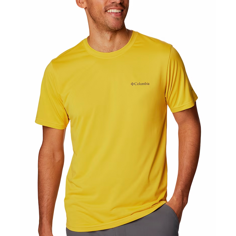 Tricou bărbătesc Columbia Hike Crew S Galben photo 5