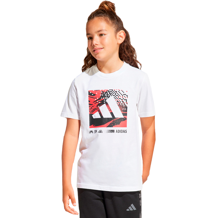 Футболка Adidas J CAMO LOGO TEE photo 2