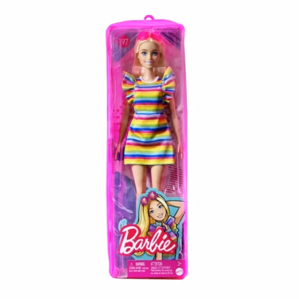 Barbie Fashionista - Rochie Curcubeu
