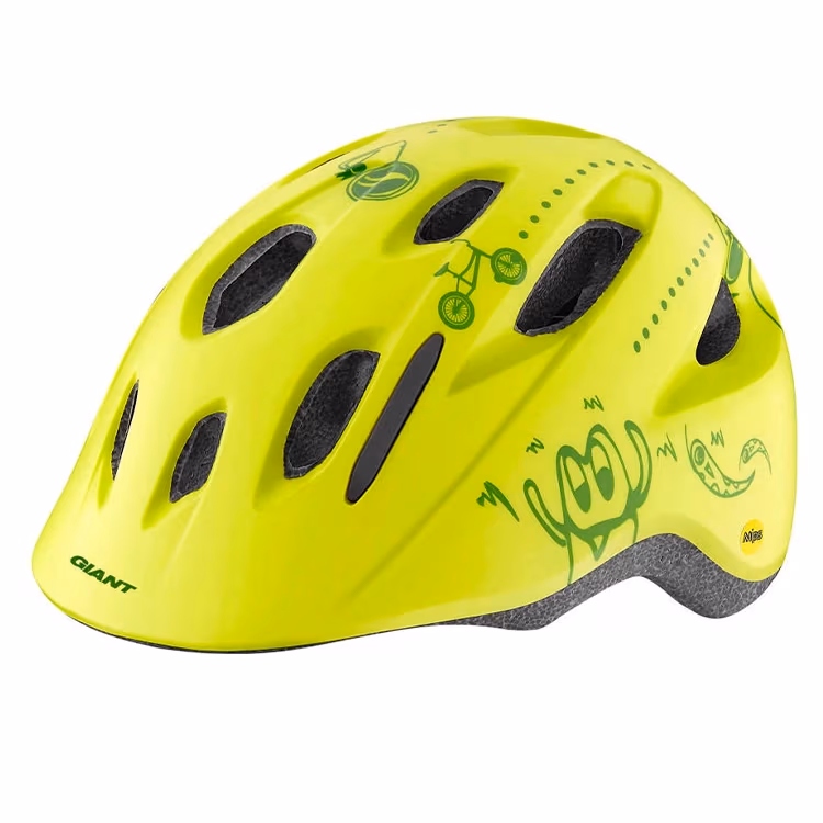 Casca de bicicleta Giant HOLLER MATTE LIME 46-51CM WITH DIAL FIT SYSTEM WITH BUG NET CPSC/CE