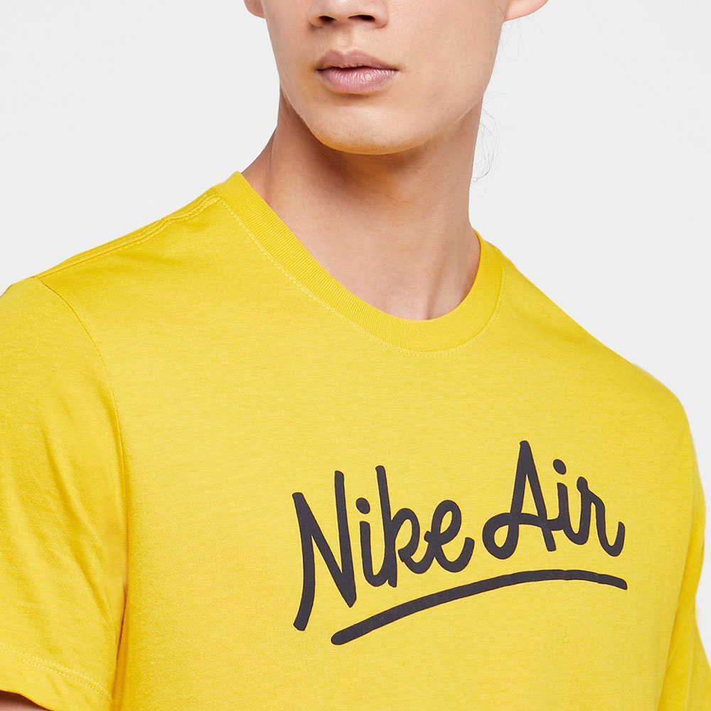 Tricou bărbătesc Nike M NSW SS TEE AIR 1 L Galben photo 3