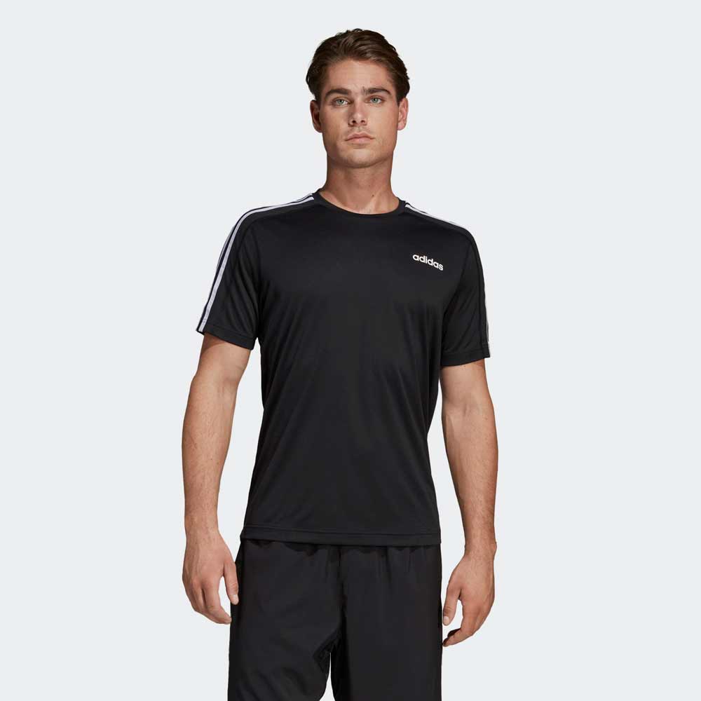 Футболка мужская Adidas D2M Tee 3S S Черный photo 4