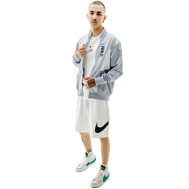 Geacă pt Barbati Nike M NSW HYBRID PK TRACKTOP S Gri photo 2