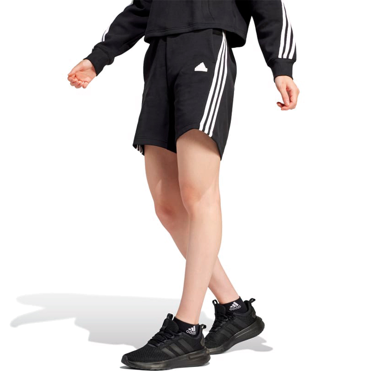Шорты Adidas W FI 3S SHORT 2XS Черный Женский photo 2