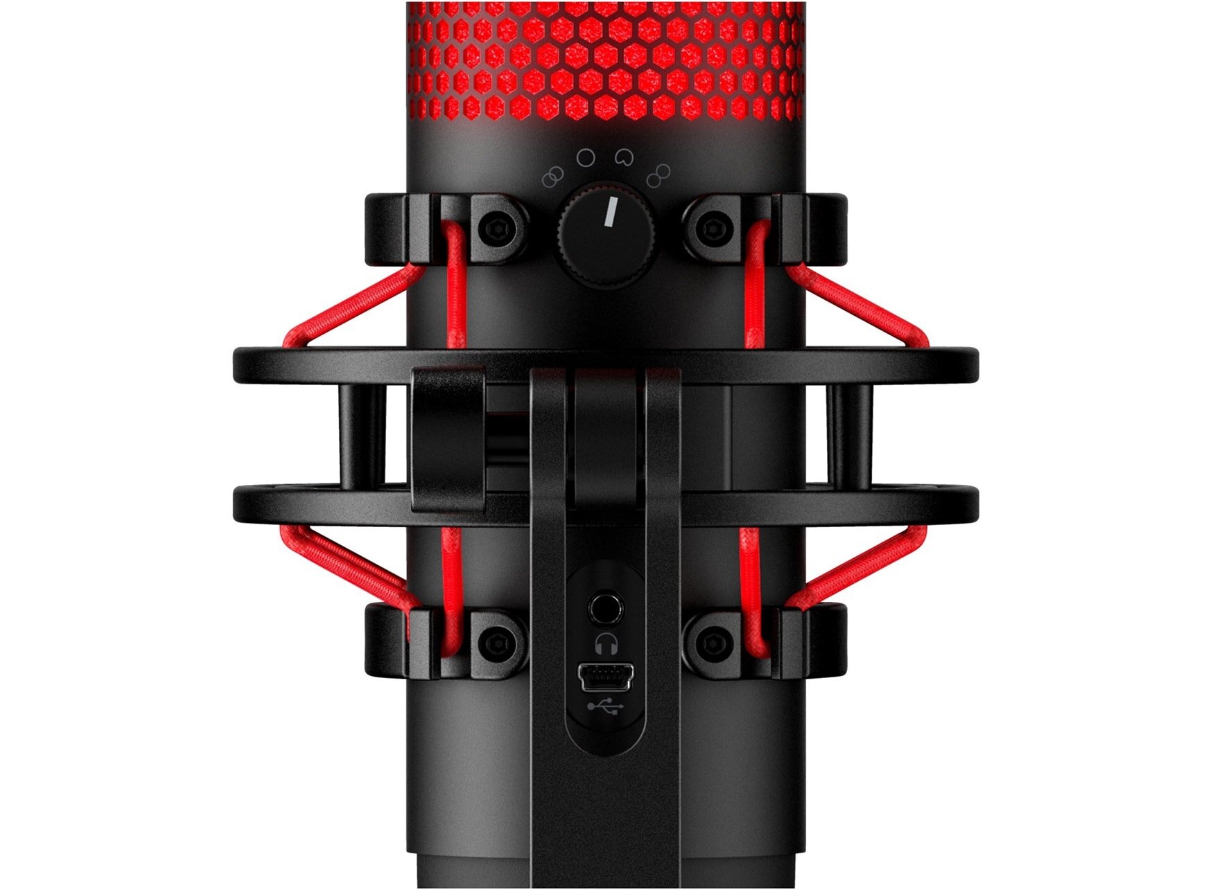 Microfon pentru streaming HyperX QuadCast 2 S, Black/Red, [9A273AA] photo 4